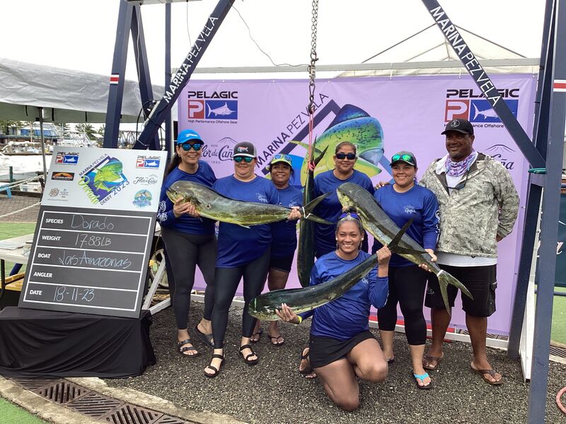 Image of a Dorado caught by Patricia Ugarte on team Amazonas Team at the 2023 DORADO DERBY DOS